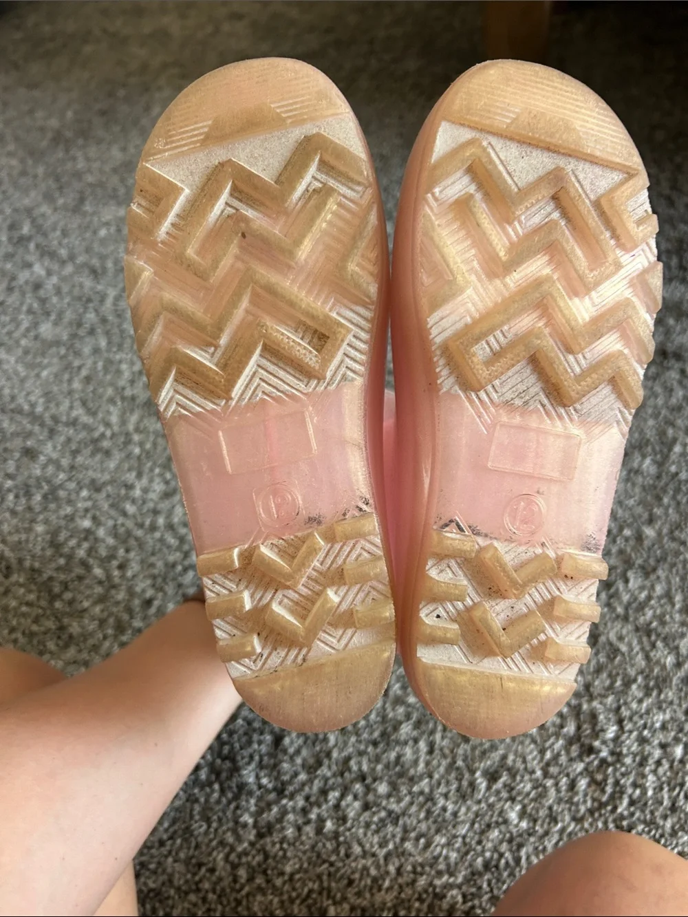 Cat & Jack Pink Shimmer Kids Rain Boots